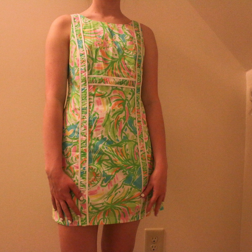 Lily Pulitzer Fryer Shift Dress in Elephant Ears